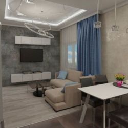 3-х комнатная квартира в новострое с дизайнерским ремонтом фото 2